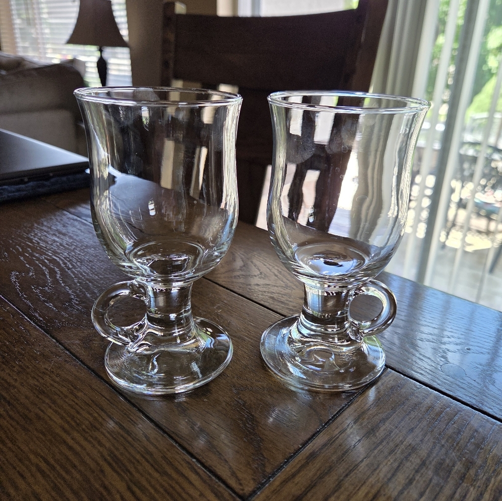 Pair Of Irish Coffee Glassed
